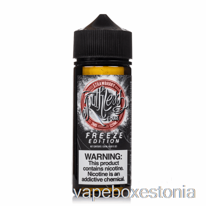 Vape Box Estonia Maasikas - Külmutusväljaanne - Halastamatu Aur - 120ml 3mg